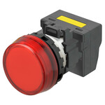 Wskaźnik M22N,plastikowy,grawerowany,czerwony,220/230/240 V AC,zacisk push-in
