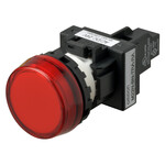 Wskaźnik M22N,grawerowany płaski,czerwony,LED czerwony,200-240 VAC