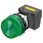 Wskaźnik M22N,plastikowy,wypukły,zielony,220/230/240 V AC,zacisk push-in