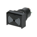 Buzzer montowany na panel,dźwięk przerywany/ciągły,zasilanie 12-24 VDC