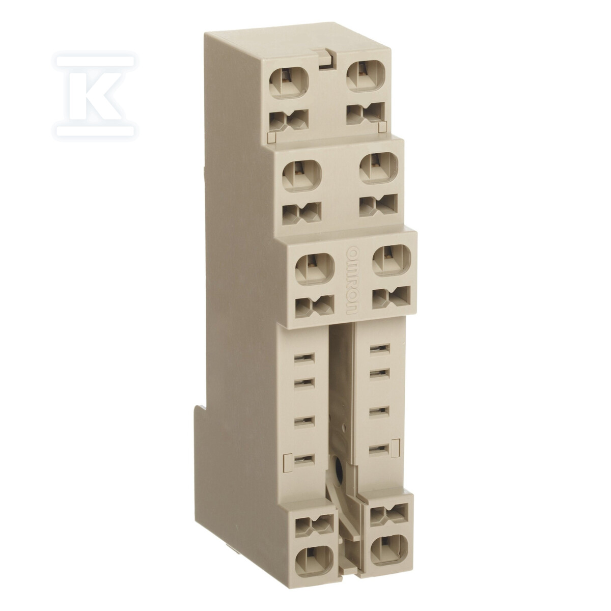 Gniazdo montowane na szynę DIN, 8-pin, - PYF08S
