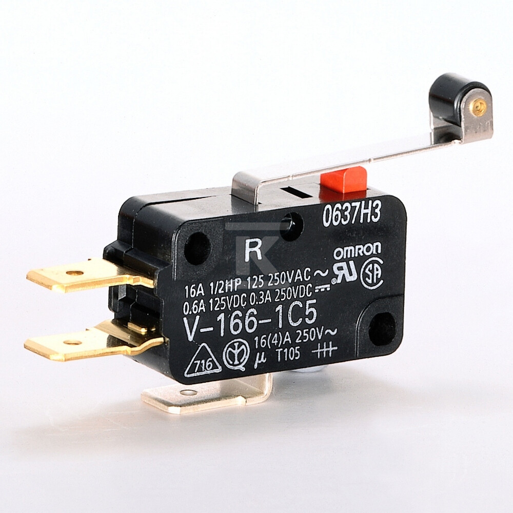 Mikroprzełącznik podstawowy z dźwignią - V-166-1C5