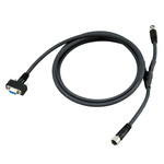 Kabel przyłączeniowy V/F 430-F camera do QX-1 z rozgałęźnikiem RS-232, 2,7 m, V430-WQR-3M