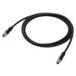 Kabel Ethernet Cat5e M12 D-coded, wtyki proste M12 (męskie), IP67, 10 m