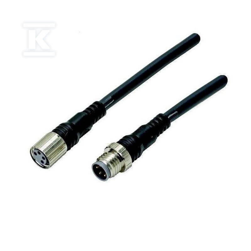 Kabel złączami na obu końcach kabla, SMARTCLICK gniazdo M12 proste ...