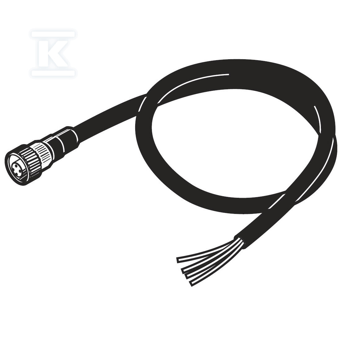 Kabel zasilający I/O DRT2, terminal - XS4F-D421-105-A
