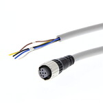 Kabel IO-Link, Smartclick gniazdo M12 proste żeńskie, 5-polowy, kod A, PVC, IP67, 2 m, XS5F-D521-DJ0-IL