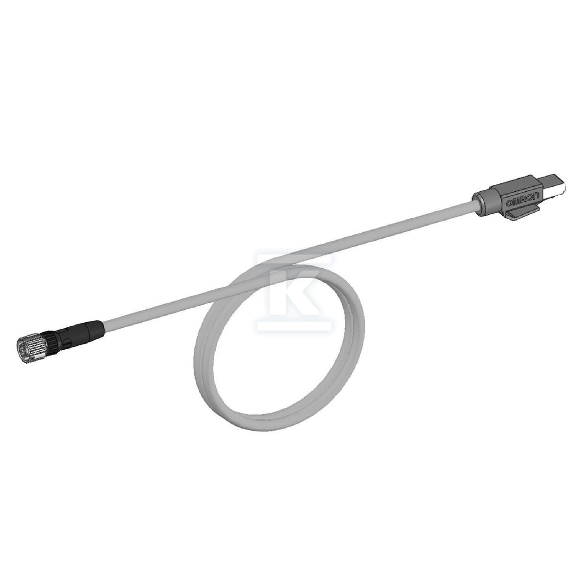 Przedłużacz Ethernet Cat.5, PVC, - XS5W-T421-DME-K