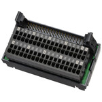System okablowania interfejsu PLC z technologią Push-in Plus,złącze MIL 40-pin,wejścia/wyjścia,sygnał 0,5 A,zasilanie 7 A,NPN/PNP,30 VDC,montaż na szynie DIN (poziomy/pionowy)