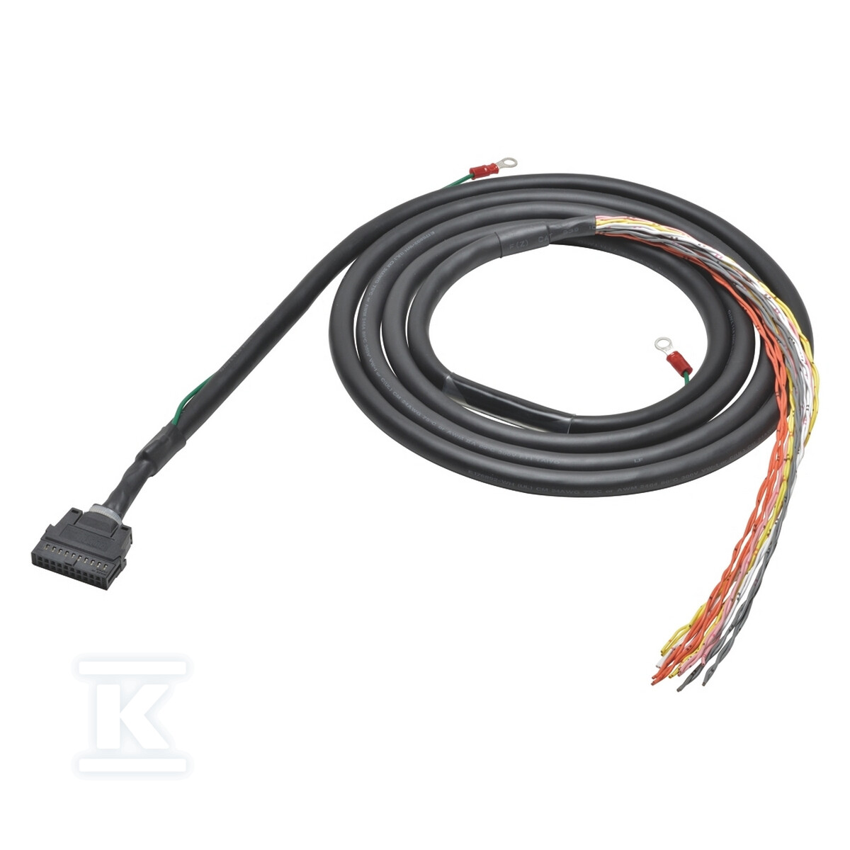Kabel połączeniowy I/O, ekranowany, - XW2Z-RA500C