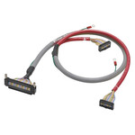 Kabel połączeniowy I/O, ekranowany, FCN40 na 2 x MIL20, 1,5 m / 1,25 m