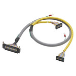 Kabel połączeniowy I/O, ekranowany, FCN40 na 2 x MIL20, dla G70A-ZOC16-3, 1,5 m / 1,0 m