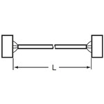 Kabel połączenia wejścia/wyjścia dla G70V z płytą sterownika PLC Schneider Electric 140 DDI 353 00, 16 punktów wejścia, 5 m, XW2Z-R500C-SCH-C