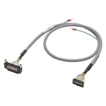 Kabel połączeniowy I/O, ekranowany, FCN24 do MIL20, 0,5 m (dla G70A-ZOC16-3 / G70A-ZIM16-5)
