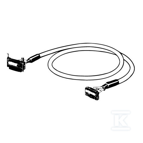 Kabel połączeniowy I/O, FCN24 do MIL20, - XW2Z-100A
