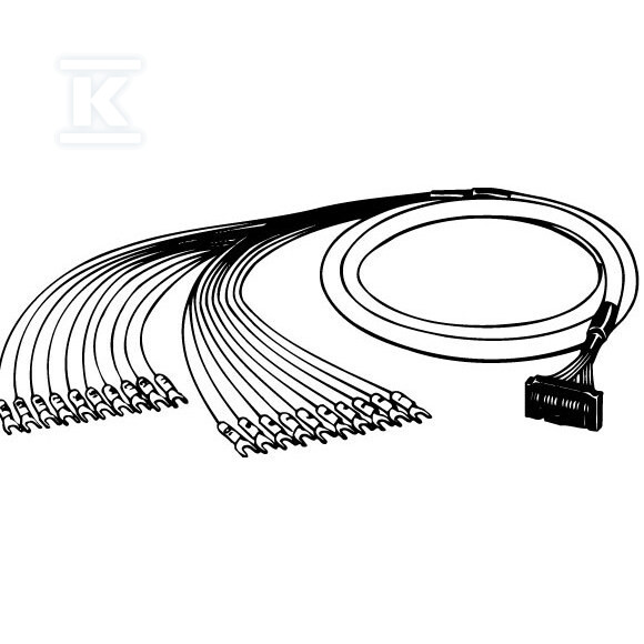 Kabel połączeniowy I/O, MIL20 na - XW2Z-100F