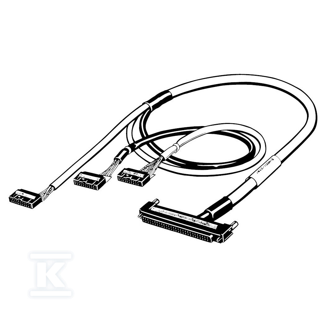 Kabel połączeniowy I/O FCN56 do 3 x - XW2Z-200H-3