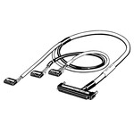 Kabel połączeniowy I/O FCN56 do 3 x MIL20, 2 m