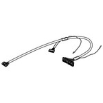 Kabel połączeniowy I/O, MIL40 na 2 x MIL20, 5 m, przełączony (cross-wired)