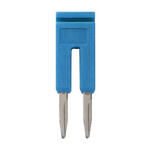 Mostek krótki do terminali 1 mm2 Push-in Plus, 2-polowy, niebieski, XW5S-P1.5-2BL