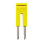 Mostek krótki do terminali push-in plus 1 mm2, 2-polowy, żółty, XW5S-P1.5-2YL