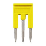 Mostek krótki do terminali 1 mm2 push-in plus, 3-polowy, żółty, XW5S-P1.5-3YL
