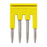Mostek krótki do terminali push-in plus 1 mm2, 4-polowy, żółty, XW5S-P1.5-4YL