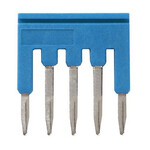 Mostek krótki do terminali push-in plus 1 mm2, 5-polowy, niebieski, XW5S-P1.5-5BL
