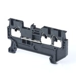 Złączka szynowa DIN (TS 35) wieloprowadowa, 3 wejścia push-in, przekrój 1 mm2, kolor szary