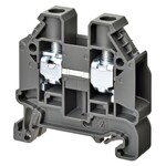 Złączka przejściowa na szynę DIN TS 35, przyłącze śrubowe, przekrój 10 mm2, szerokość 10 mm, kolor szary