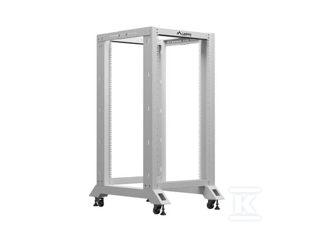 Стійка open RACK 19" 22U 600x800 сірий - OR01-6822-S