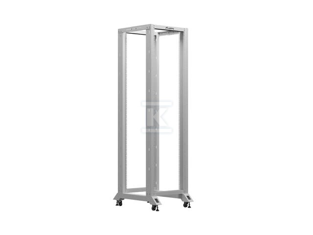Стійка open RACK 19" 42U 600x800 сірий - OR01-6842-S