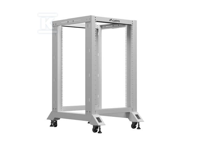 Стійка open RACK 19" 18U 600x800 сірий - OR01-6818-S