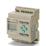Przekaźnik programowalny 24 VDC, 6 wejść 24 VDC (w tym 2x 0-10 V analog), 4 wyjścia tranzystorowe, RTC, wyświetlacz LCD
