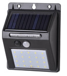 Naświetlacz solarny LED 80lm 3,7Vx1200mAh barwa zimna 7000K IP44 z czujnikiem