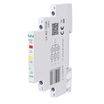 Lampka kontrolna zasilania z zabezpieczeniem LK-BZ-703K 1/3S 3X230V 3xLED - 3 kolory