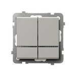 Двогруповий свічковий з’єднувач із синім підсвічуванням SONATA KASZMIR