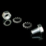 Gate screw and clamping nut NSMP 6X10 ZNCR (100/1000 pcs.)