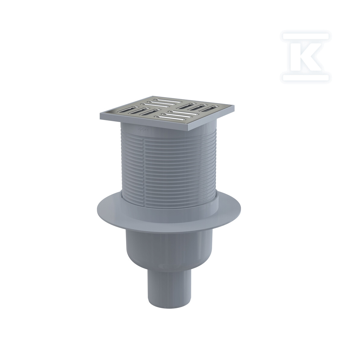 Kratka ściekowa 105×105/50 mm odpływ - APV2
