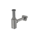 Półsyfon umywalkowy DN32 DESIGN metalowy, kwadratowy A401