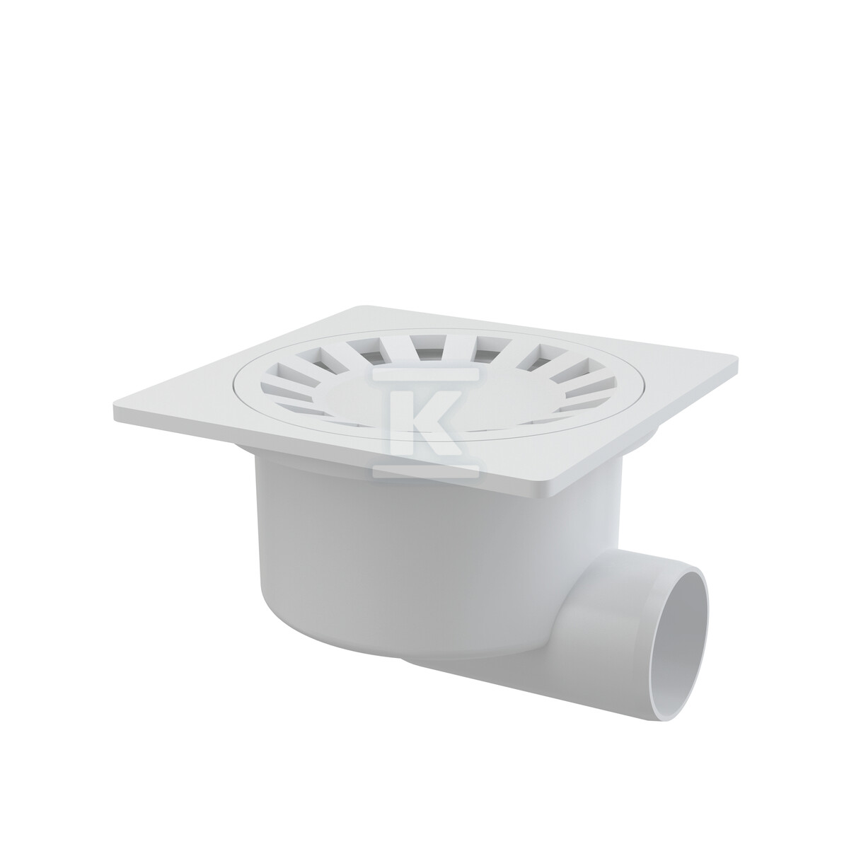 Kratka ściekowa 150×150/50 mm odpływ - APV15