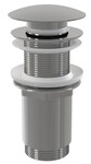 Spust umywalki CLIK/CLAK 5/4" metalowy bez przelewu, duży korek A395