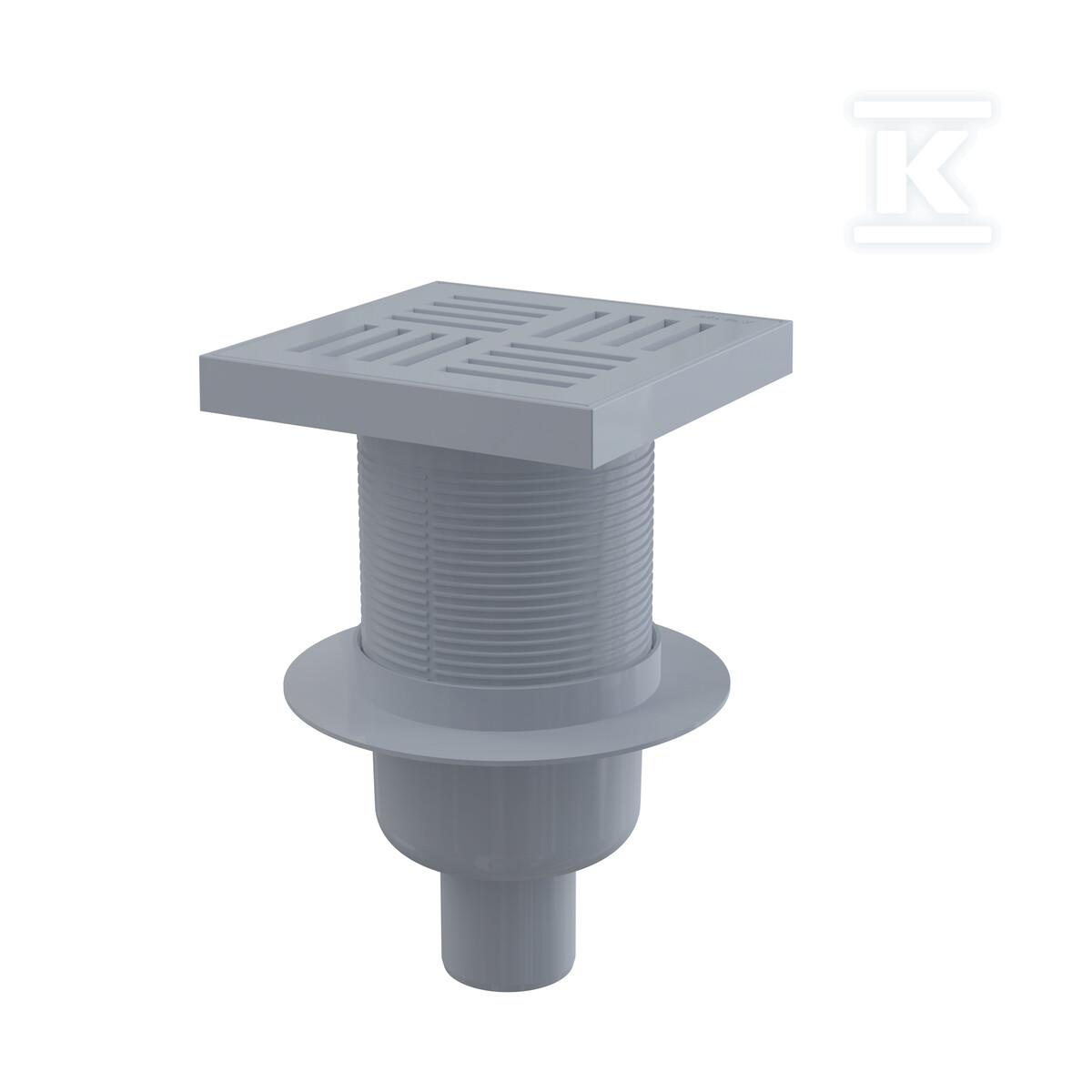 Kratka ściekowa 150×150/50 mm odpływ - APV6211