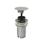 Spust umywalki 5/4" metalowy, duży korek niezamykający, do umywalek bez przelewu, chrom