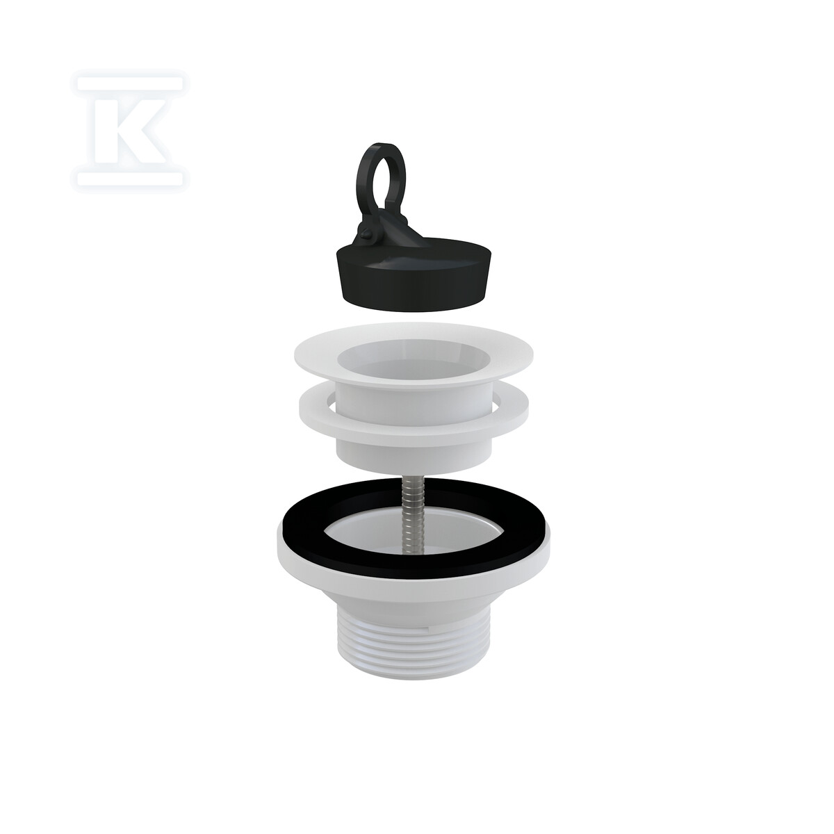Spust umywalki 5/4", sitko z tworzywa - A32