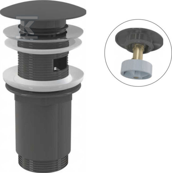 Spust umywalki CLIK/CLAK 5/4" metalowy - A392-GM-P