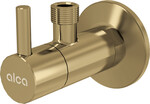 Zawór kątowy z filtrem 1/2"×3/8", GOLD-mat szczotkowany ARV001-G-B
