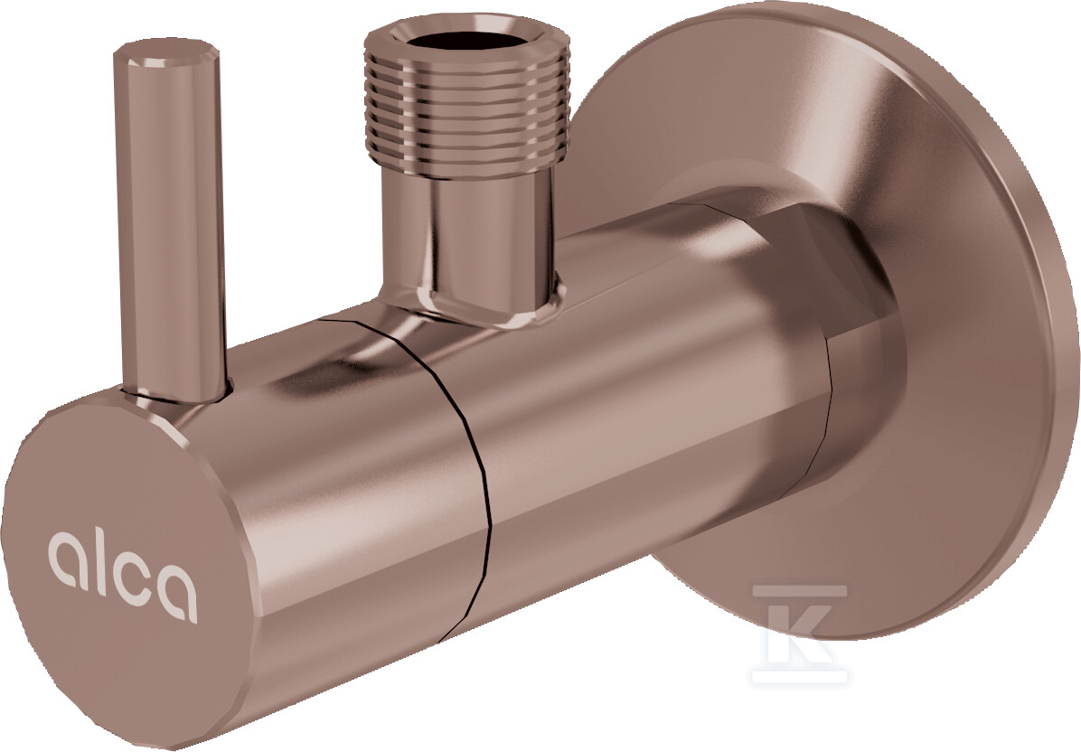 Zawór kątowy z filtrem 1/2"×3/8", RED - ARV001-RG-B
