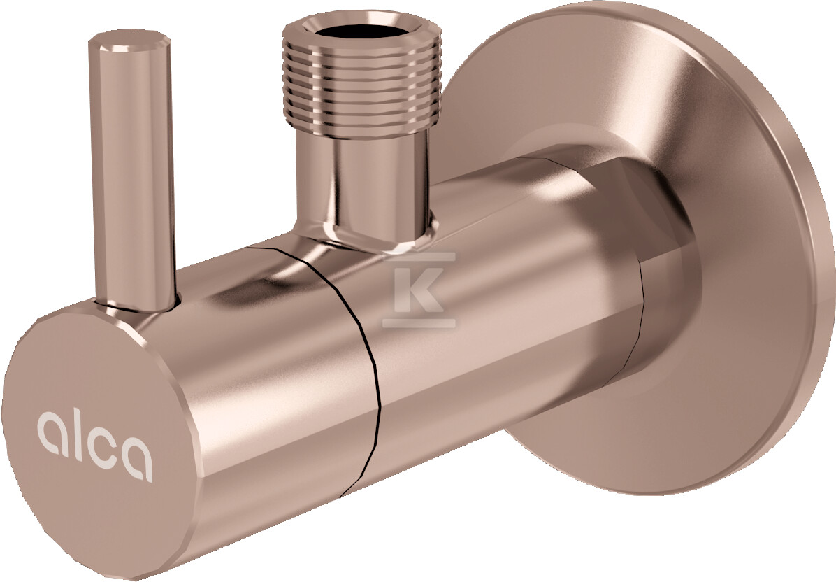 Zawór kątowy z filtrem 1/2"×3/8", RED - ARV001-RG-P