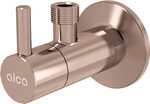 Zawór kątowy z filtrem 1/2"×3/8", RED GOLD-połysk ARV001-RG-P